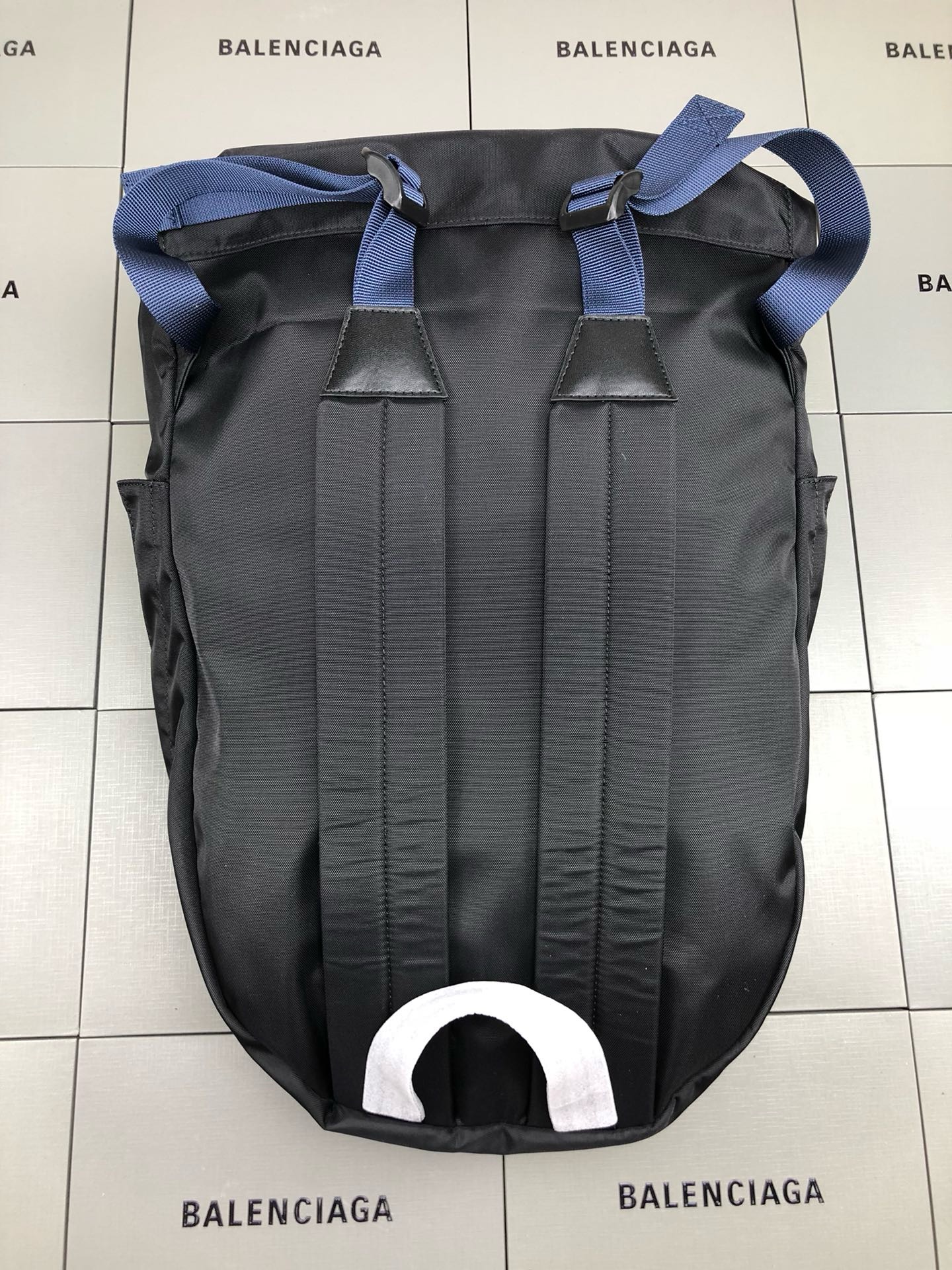 Replica Balenciaga Embroidered Canvas Backpack - Image 2