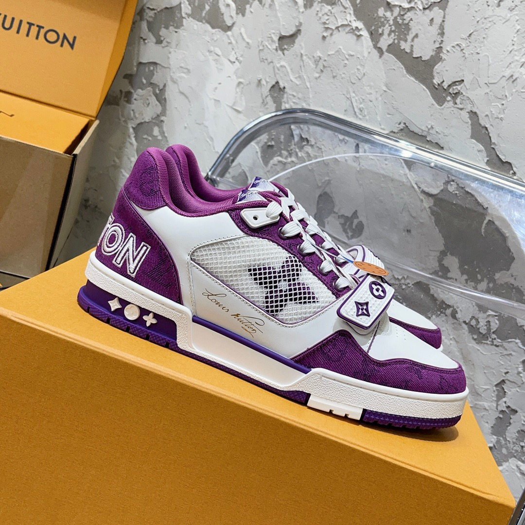 Réplica Louis Vuitton Monogram Denim Purple - Image 6