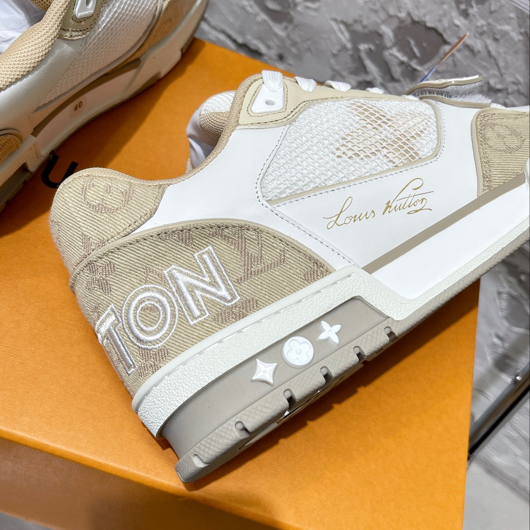 Réplica Louis Vuitton Monogram Denim Beige - Image 7