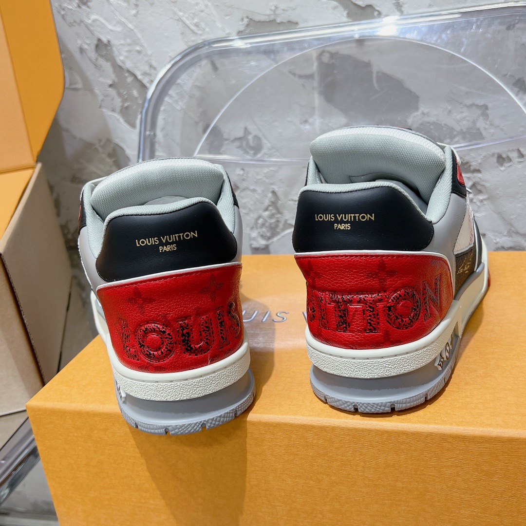 Réplica Louis Vuitton Monogram Denim Black-Red - Image 4