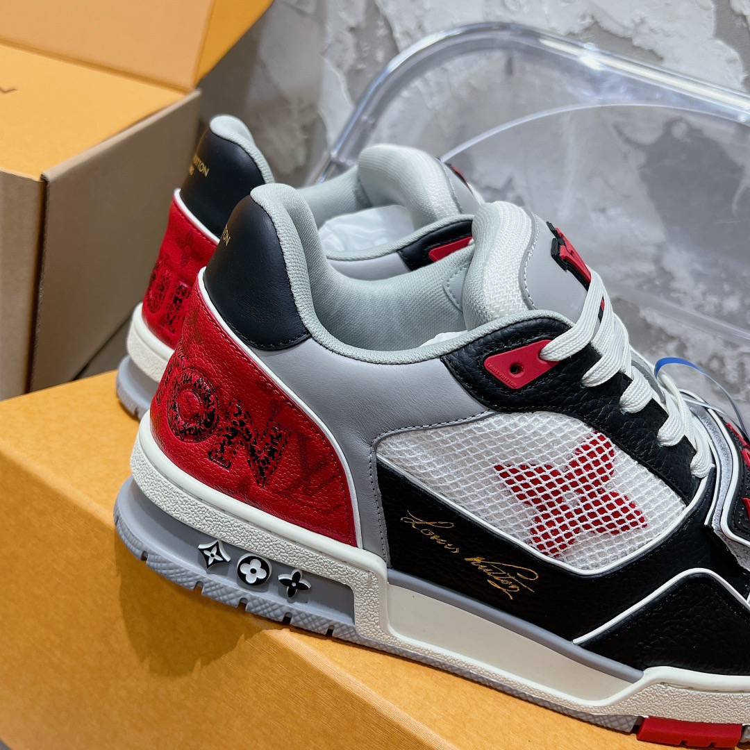 Réplica Louis Vuitton Monogram Denim Black-Red - Image 2