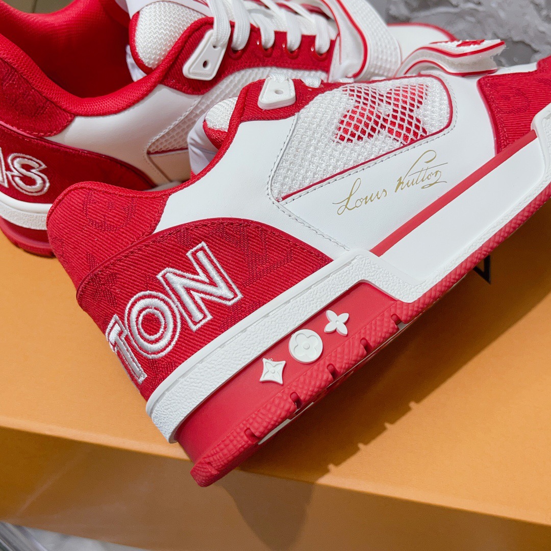 Réplica Louis Vuitton Monogram Denim Red - Image 6