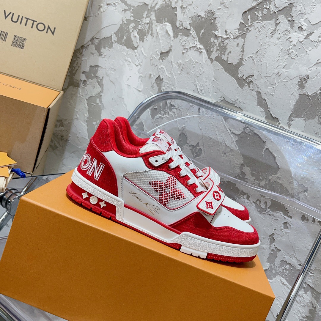 Réplica Louis Vuitton Monogram Denim Red - Image 5